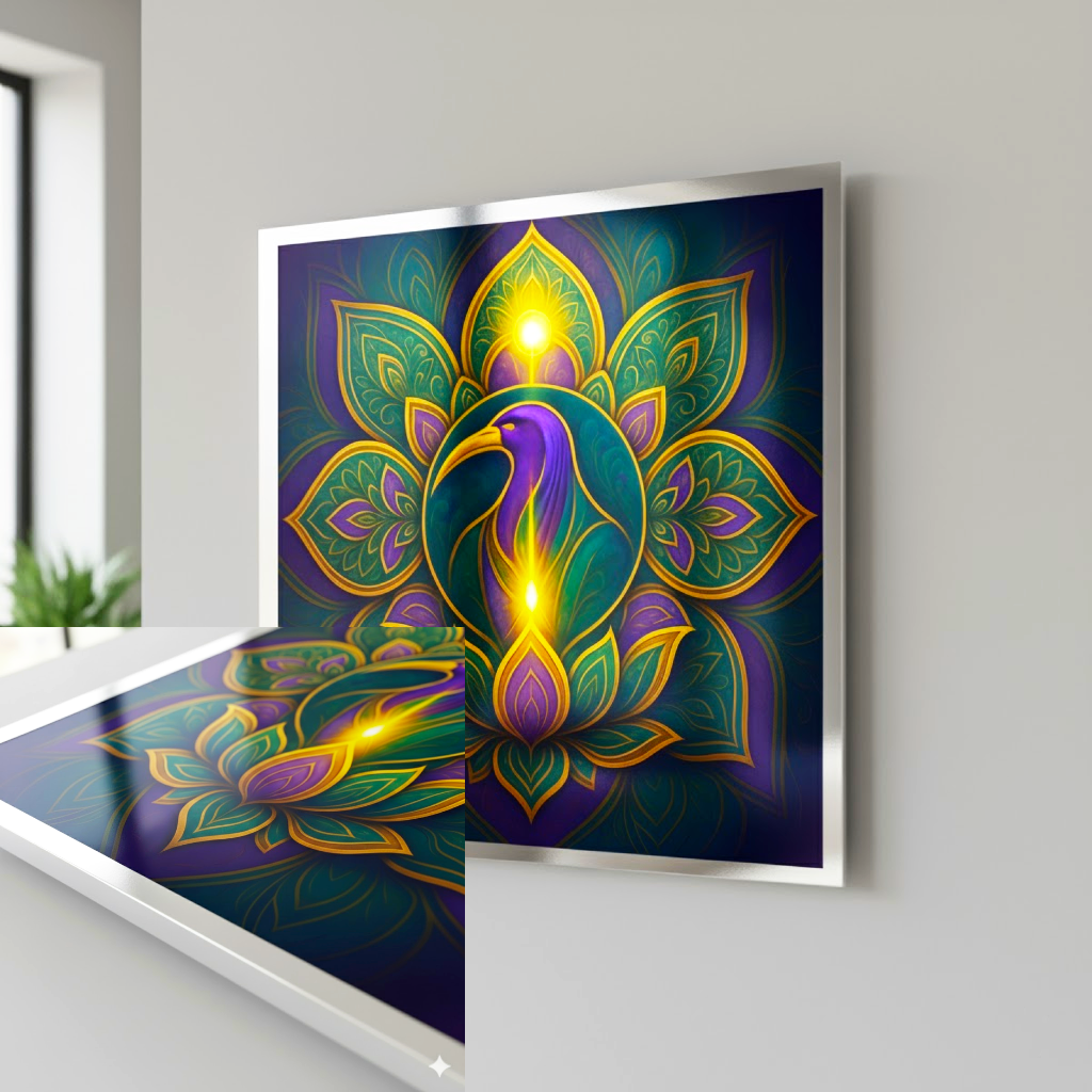 Why Aluminum Is the Ultimate Medium for Sacred Geometry Artwork