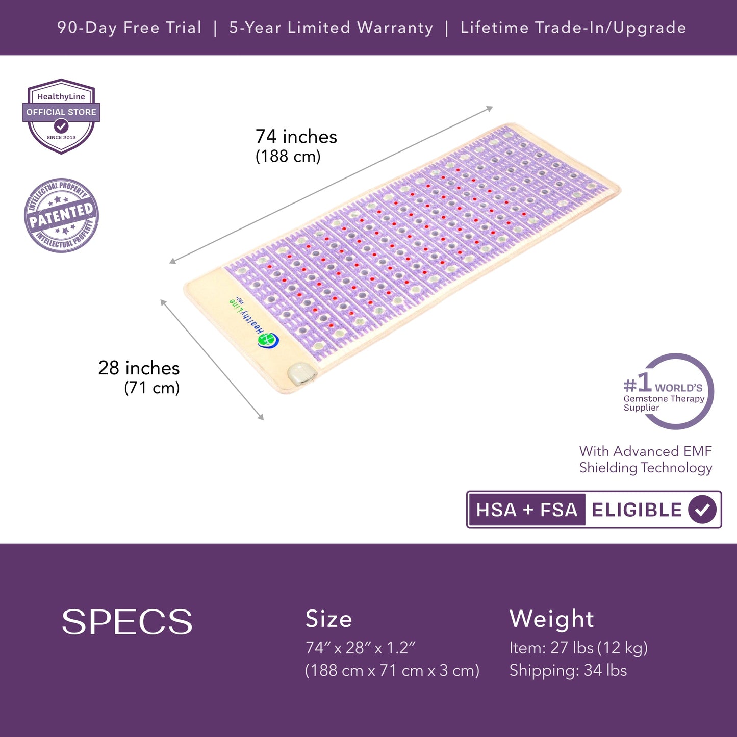 TAJ Series | PEMF Far Infrared Heating Mats
